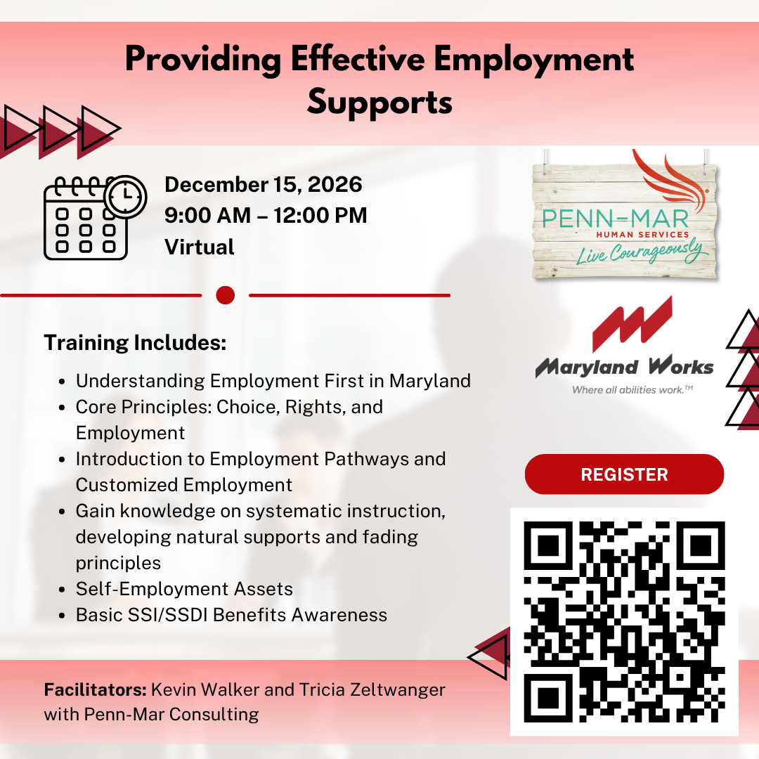 Providing Effective Employment Supports