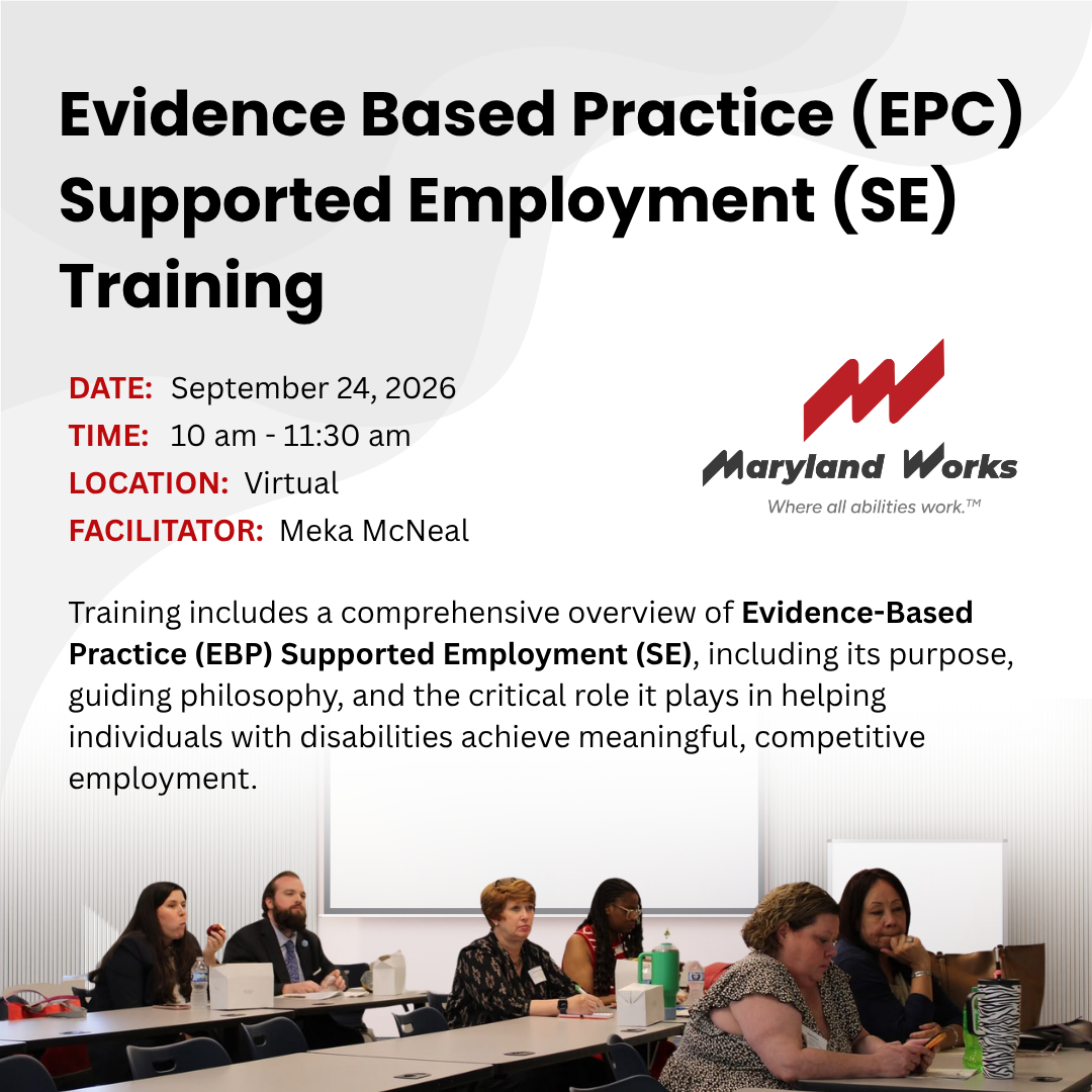 Evidence-Based Practice (EBP) Supported Employment (SE)